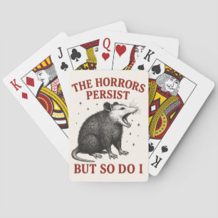 Jeu De Cartes Les Horreurs Persistent Mais Moi Aussi