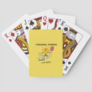 Jeu De Cartes Les joueurs de Pickleball sont les cartes chaudes