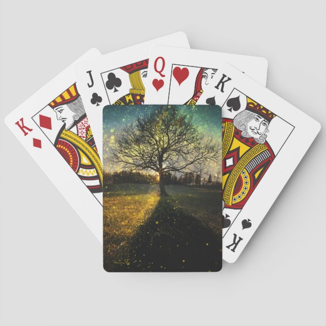 Jeu De Cartes Les lucioles magiques paysage onirique (dos)