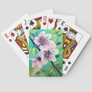 Jeu De Cartes Les magnifiques fleurs japonaises Sakura Cherry Tr