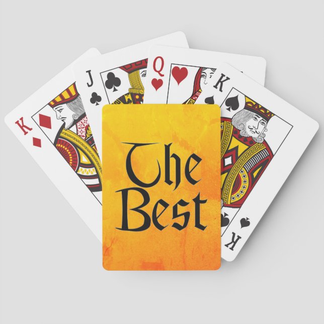 Jeu De Cartes Les meilleures cartes de poker (dos)