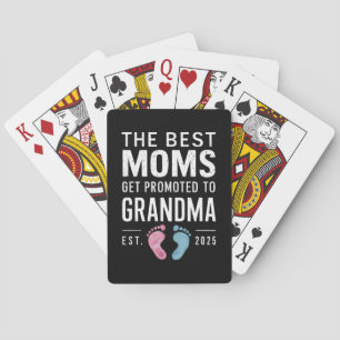 Jeu De Cartes Les meilleures mamans sont promues grand-mère Tabl
