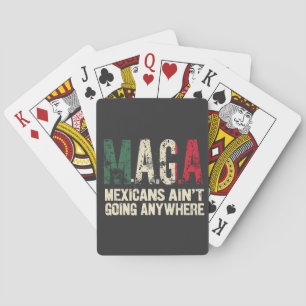 Jeu De Cartes Les Mexicains de MAGA ne vont nulle part Américain