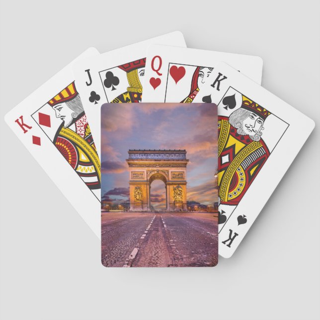 Jeu De Cartes Les monuments | Arc de Triomphe, Paris France (dos)