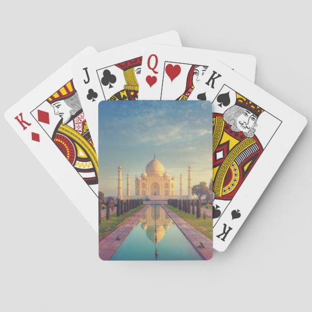Jeu De Cartes Les monuments | Couleurs du Taj Mahal (dos)