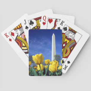 Jeu De Cartes Les monuments Washington Monument au printemps
