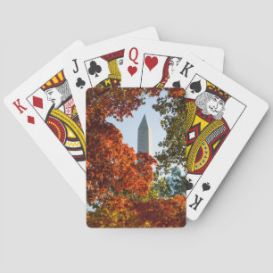 Jeu De Cartes Les monuments Washington Monument en automne