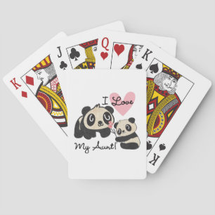 Jeu De Cartes Les pandas I aiment ma tante