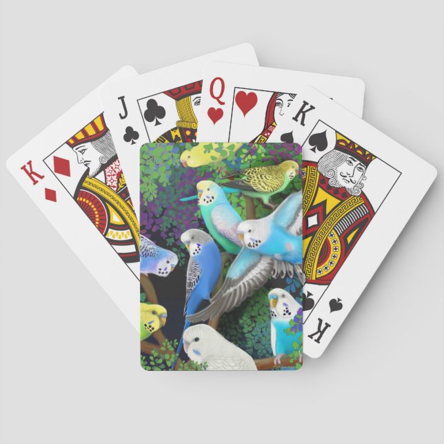 Jeu De Cartes Les perroquets budgétaires dans les fougères Jouer (dos)