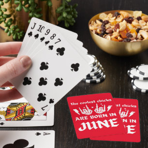 Jeu De Cartes LES PLUS COLORÉS SONT NÉS À L'anniversaire de JUIN