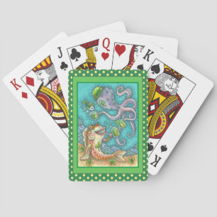 Jeu De Cartes LES POISSONS ET LES POISSONS DE St. PADDY CHÈQUES 