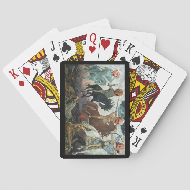Jeu De Cartes Les quatre cavaliers de l'Apocalypse (dos)