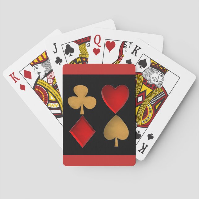 Jeu De Cartes Les quatre costumes (dos)