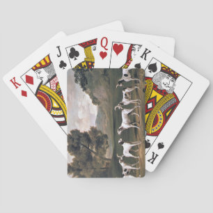 Jeu De Cartes Les reins dans un paysage rural (par George Stubbs