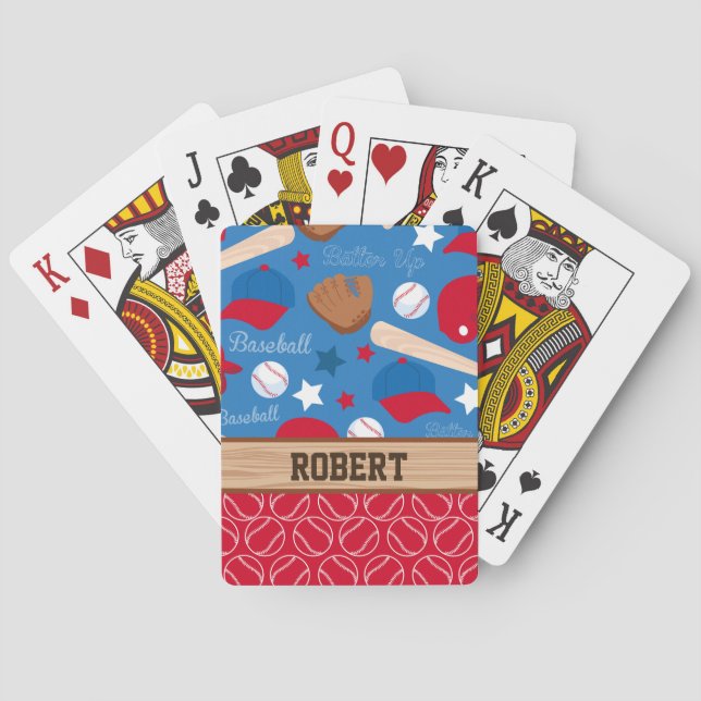 Jeu De Cartes Les SPORTS personnalisent le motif nommé (dos)