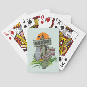 Jeu De Cartes Les vieilles bottes de randonnée de poney de Shank