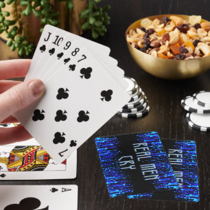 Jeu De Cartes Les vrais hommes de SlipperyJoe pleurent des larme