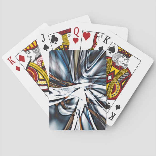 Jeu De Cartes Lésion de roches et de traits rustiques et flashy (dos)