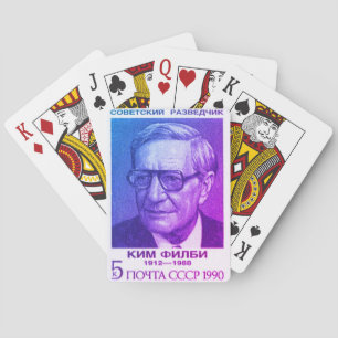 Jeu De Cartes L'espion britannique Kim Philby, héros de l'Union 