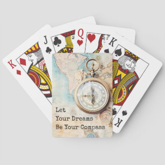 Jeu De Cartes Let Your Dreams Be Your Compass