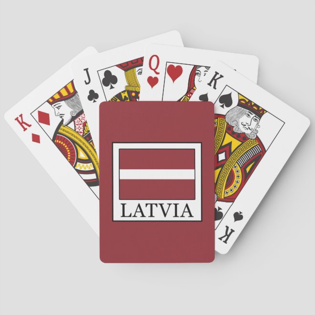 Jeu De Cartes Lettonie (dos)