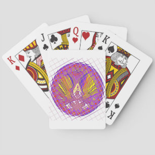 Jeu De Cartes Lettre A, logo coloré design du texte