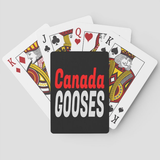 Jeu De Cartes LETTRE CANADIENNE Kenny Funny Nouveauté (dos)
