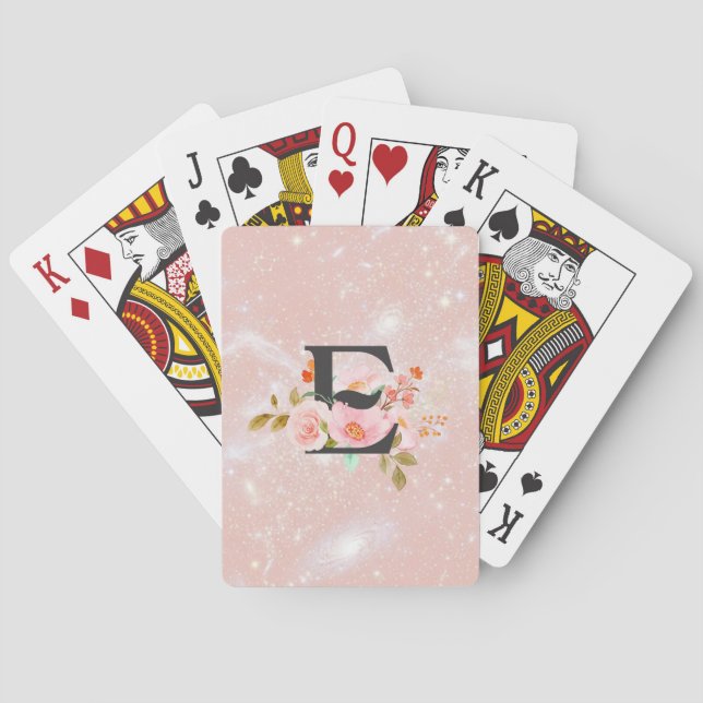 Jeu De Cartes Lettre E (dos)