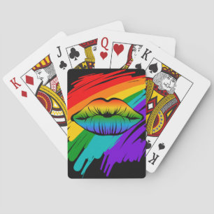Jeu De Cartes Lèvres arc-en-ciel