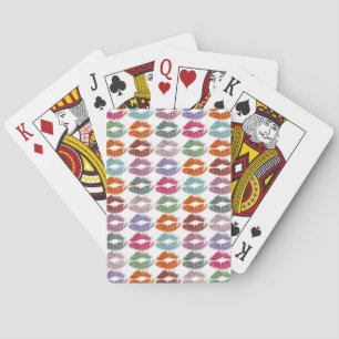 Jeu De Cartes Lèvres colorées élégantes #27