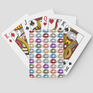 Jeu De Cartes Lèvres colorées élégantes #39