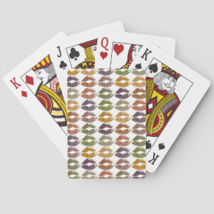 Jeu De Cartes Lèvres Colorées Stylées #25