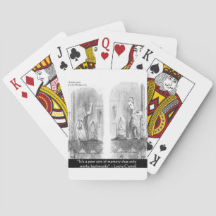 Jeu De Cartes Lewis Carroll Graphic & Citation célèbre