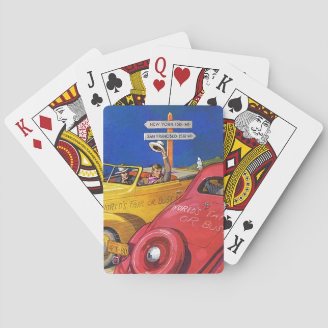 Jeu De Cartes L'Exposition universelle ou le buste (dos)