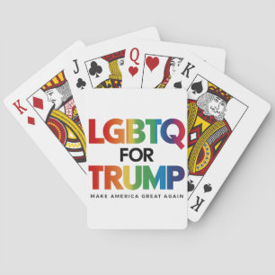 JEU DE CARTES LGBTQ POUR TRUMP GAY LESBIAN POUR TRUMP 2024