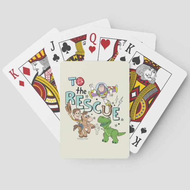 Jeu De Cartes L'Histoire Du Jouet "À La Secourt" (dos)