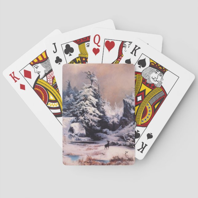 Jeu De Cartes L'hiver dans les Rocheuses (dos)