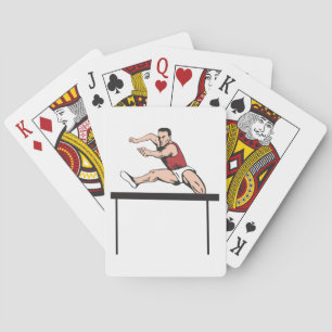 Jeu De Cartes L'homme saut des obstacles