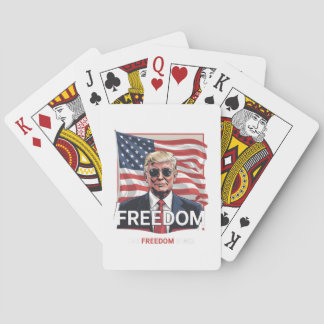 Jeu De Cartes Liberté patriotique, laissez la liberté tourner