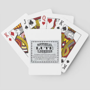 Jeu De Cartes Licence de lecture