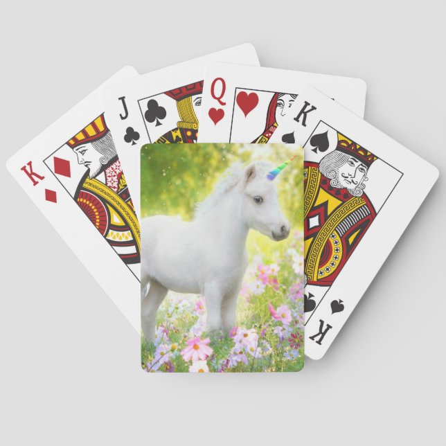 Jeu De Cartes Licorne White Pony (dos)