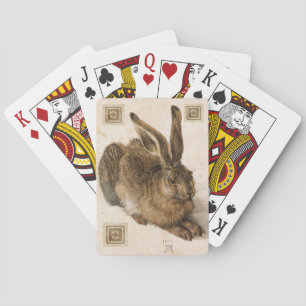 Jeu De Cartes Lièvre d'Albrecht Durer avec signature originale