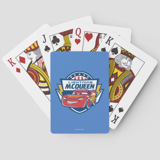 Jeu De Cartes Lightning McQueen - Lightning Fast Playing Cartes (dos)