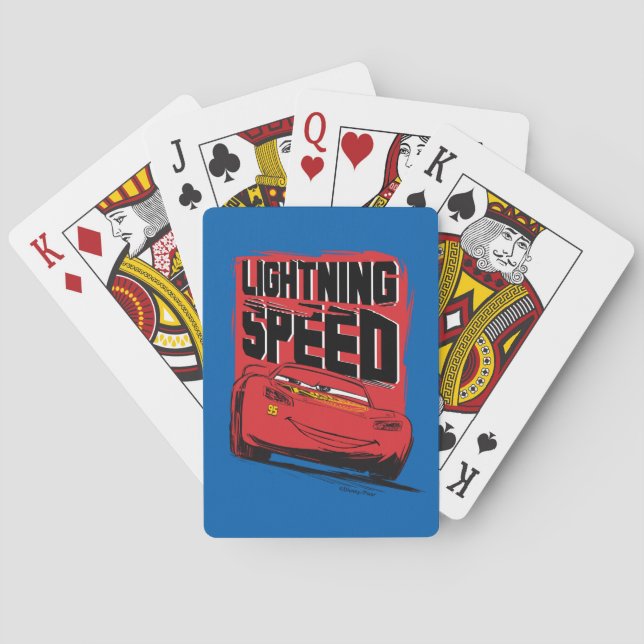 Jeu De Cartes Lightning McQueen - Lightning Speed Jouer des cart (dos)