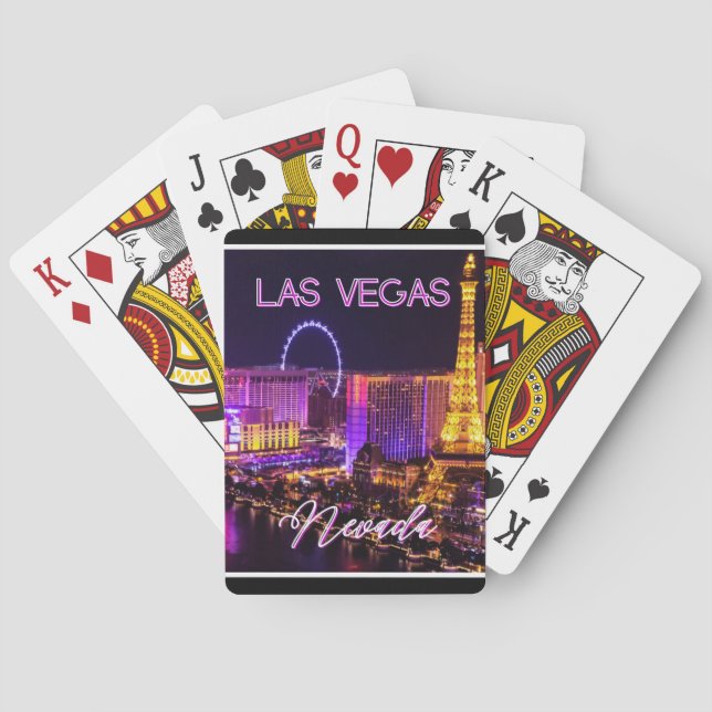 Jeu De Cartes Ligne d'atterrissage de Las Vegas (dos)