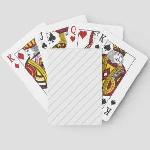 Jeu De Cartes Lignes minces diagonales