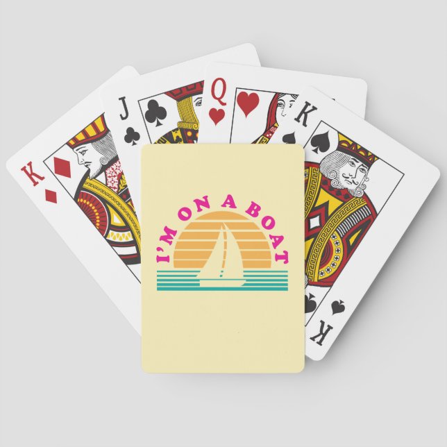 Jeu De Cartes L'île isolée sur un bateau (dos)