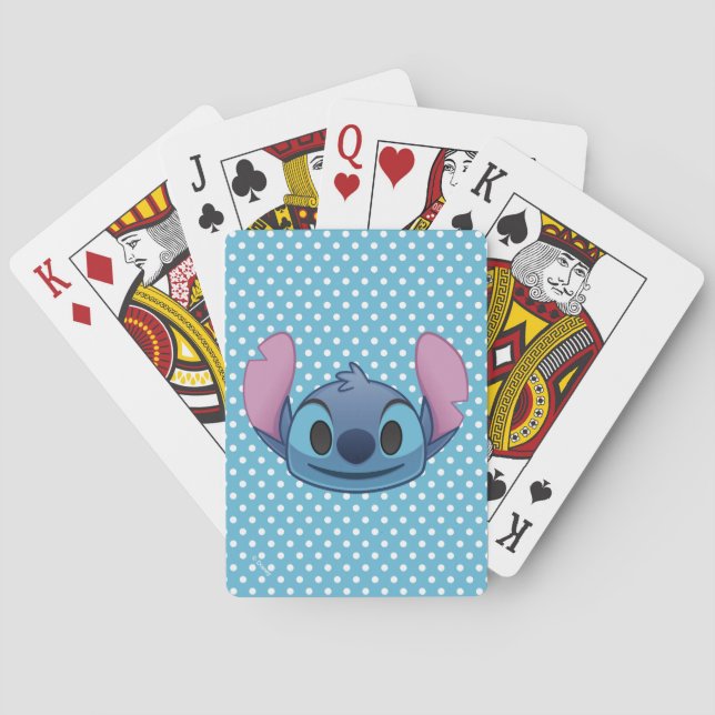 Jeu De Cartes Lilo & Stitch | Stitch Emoji Jouer Des Cartes (dos)