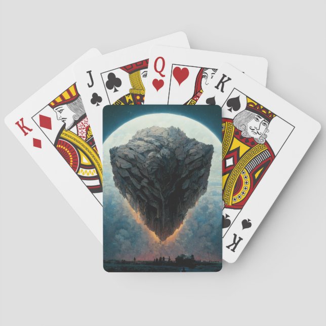 Jeu De Cartes L'Imaginaire Monolithe Sci-Fi Art (dos)