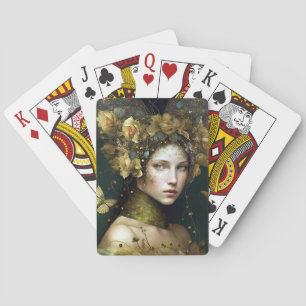 Jeu De Cartes L'Imaginaire végétal vert Woodland